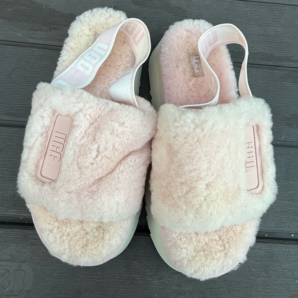 UGG Disco Slide Sandal Pink Size 7 - Picture 1 of 7